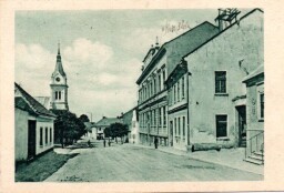Humpolec, Komenského třída (dnes část Havlíčkova náměstí)